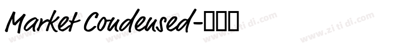 Market Condensed字体转换